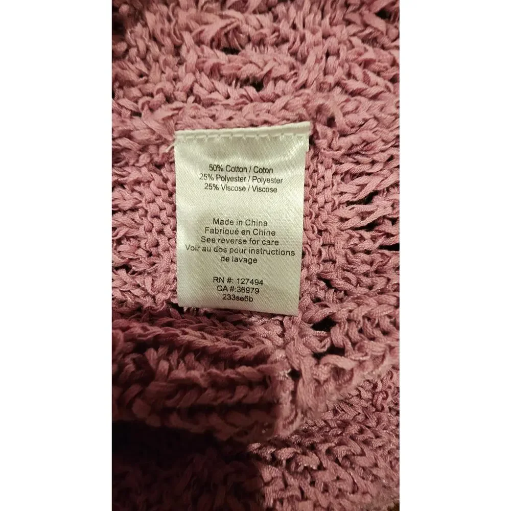Heartloom Knit Vest, Sweater , Larissa Tank, New, Cotton Blend, Womens Size L